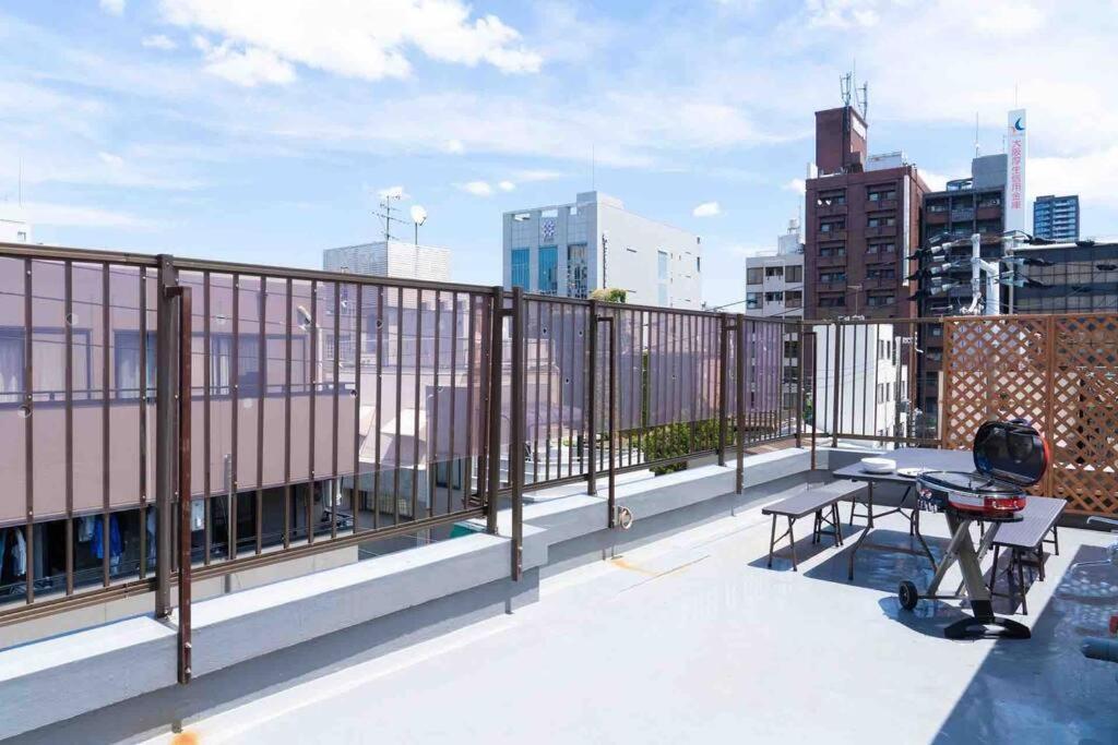 Apartament Sanacion Namba 難波千日前の5Ldk120平米 駅徒歩2分 広々バルコニーでバーベキューも可能 Osaka Zewnętrze zdjęcie