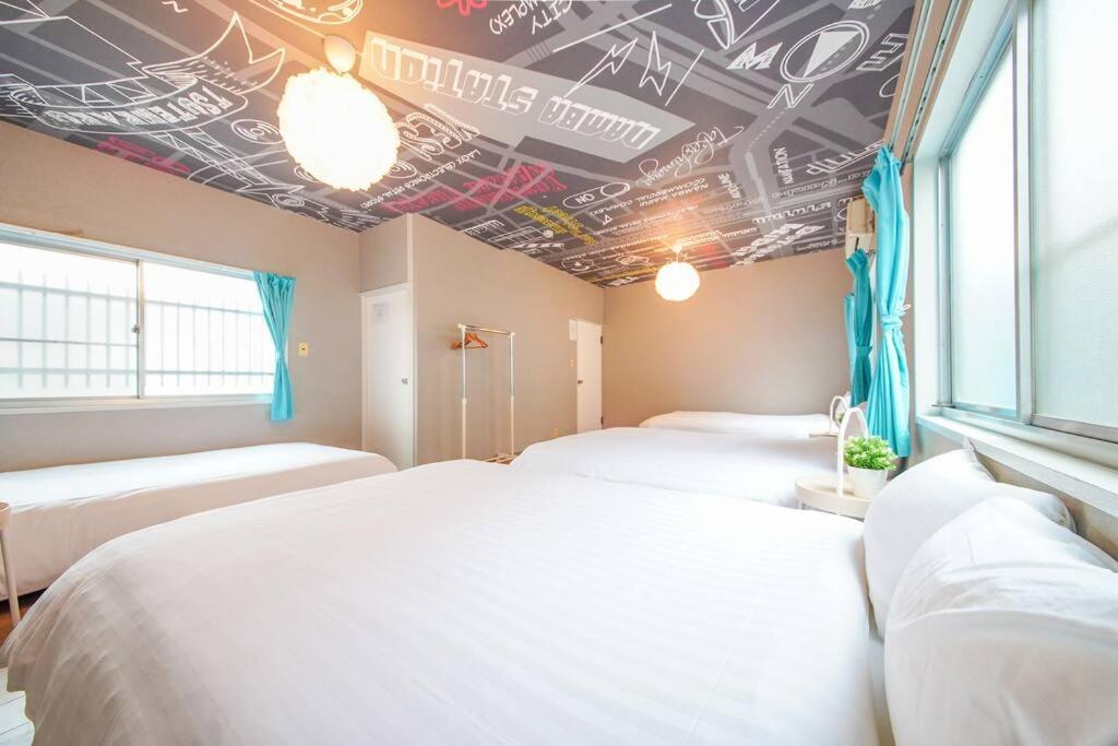 Apartament Sanacion Namba 難波千日前の5Ldk120平米 駅徒歩2分 広々バルコニーでバーベキューも可能 Osaka Zewnętrze zdjęcie